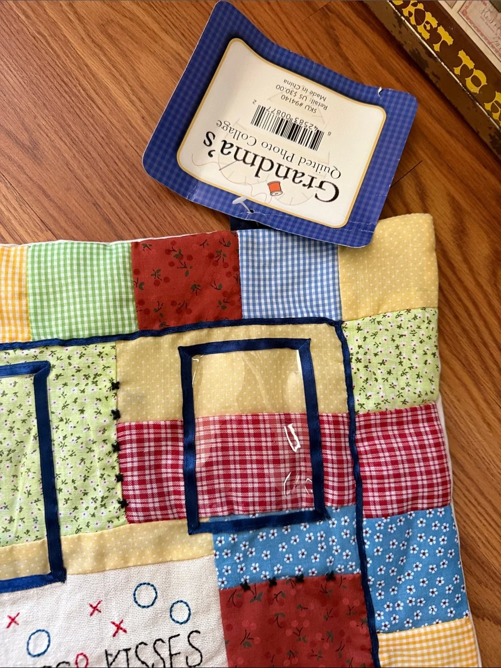 Grandma's Patchwork Hanging Quilt - Multi-Color Comfort picture insures